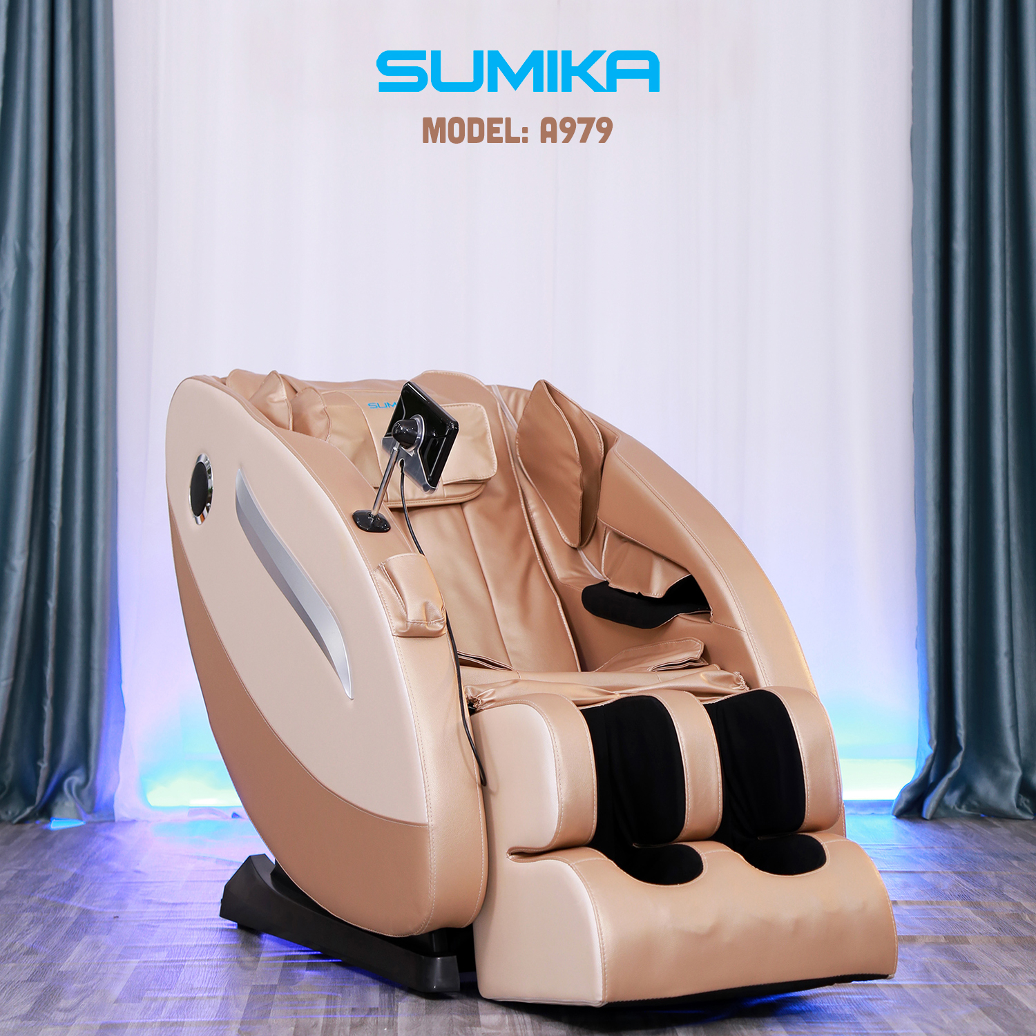 Ghế massage thư giãn toàn thân SUMIKA A979 (Gold)