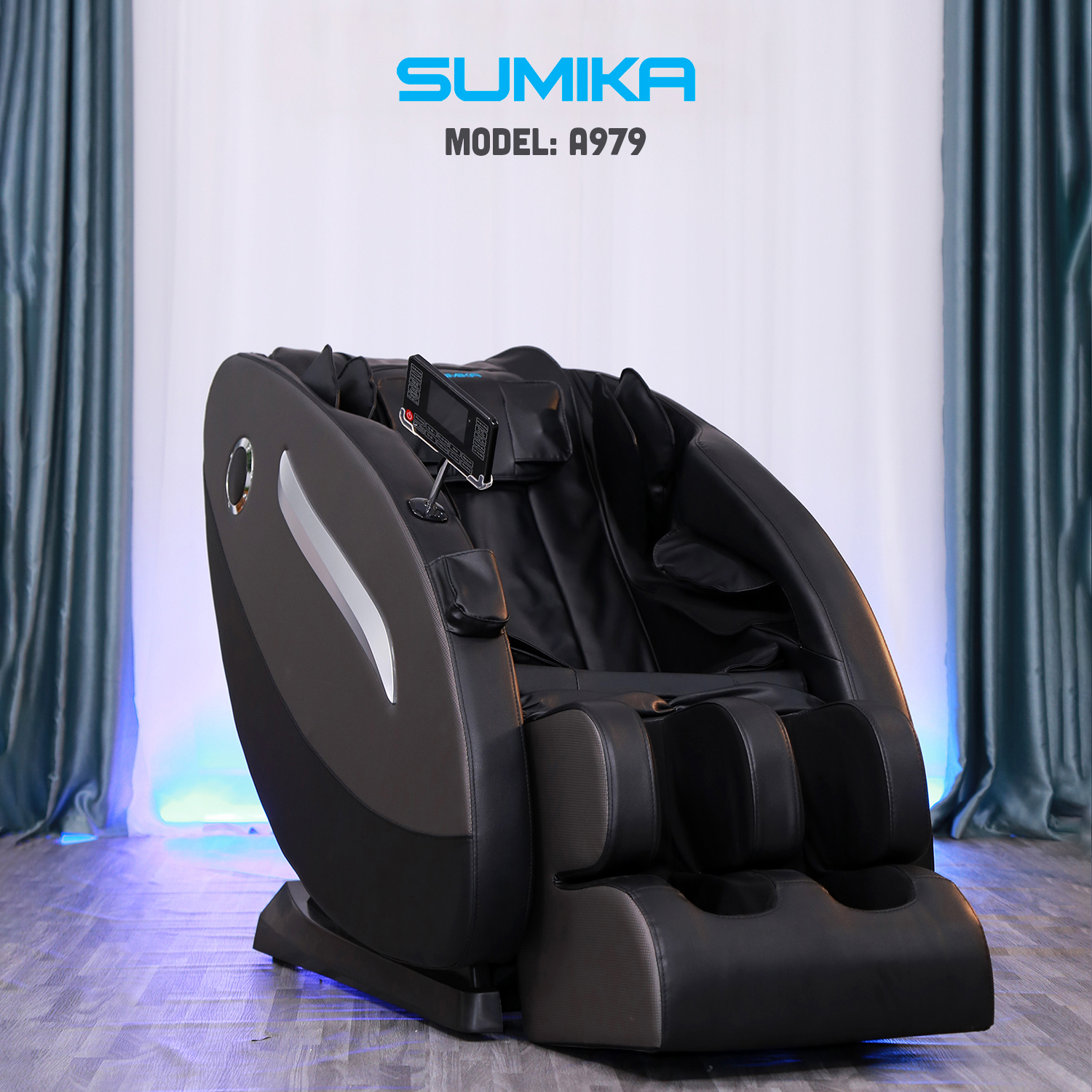 Ghế massage thư giãn toàn thân SUMIKA A979 (Black)